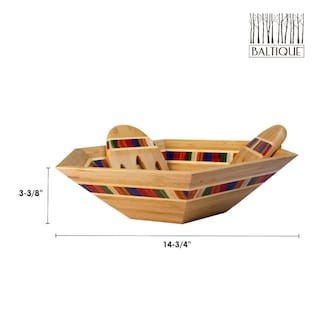 Foto 3 | Foto 3 | Ensaladera Con Garras Folclor Totally Bamboo