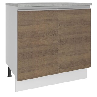 Foto 1 | Foto 1 | Mueble de Cocina MADESA G248009BGL color Marrón 2 Puertas 80 CM
