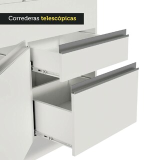 Foto 8 | Foto 8 | Mueble de Cocina MADESA G2415309GL color Blanco 2 Cajones 2 Puertas 150 CM