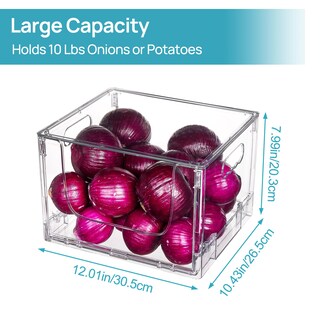 Foto 2 | Foto 2 | Contenedores de Almacenamiento Vtopmart Plegables con Tapas 2 Unidades Transparentes - Venta Internacional