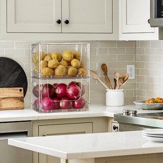 Foto 3 | Foto 3 | Contenedores de Almacenamiento Vtopmart Plegables con Tapas 2 Unidades Transparentes - Venta Internacional