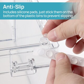 Foto 7 | Foto 7 | Contenedores de Almacenamiento Vtopmart Plegables con Tapas 2 Unidades Transparentes - Venta Internacional