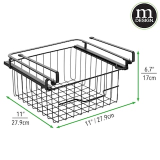 Foto 3 | Foto 3 | Cajonera Plegable Colgante Con Diseño M Compacta De Metal Negro - Venta Internacional.