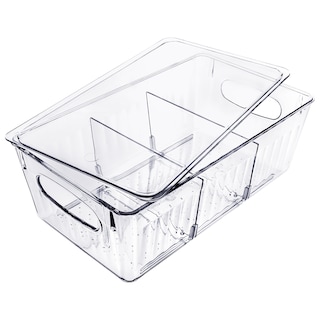 Foto 3 | Foto 3 | Contenedor Acrilico Ideën Transparente 3 Divisiones con Tapa