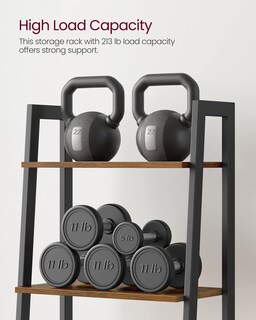 Foto 5 | Foto 5 | Ladder Shelf Vasagle Ulls44x - Estantería Para Libros De 4 Niveles - Venta Internacional.