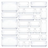 Kit Xtellar De Contenedores Organizadores Plástico Premium, Pack De 25 Multiusos