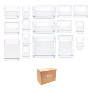 Foto 1 | Foto 1 | Organizador De Cajones Joyas Maquillaje 16 Pzas De Plástico Lab.g Transparente