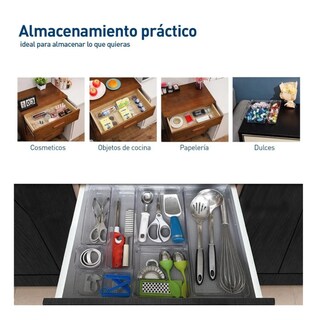 Foto 4 | Foto 4 | Organizador De Cajones Joyas Maquillaje 16 Pzas De Plástico Lab.g Transparente