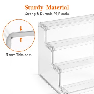 Foto 4 | Foto 4 | Soporte Elevador De Pantalla Lifewit De 4 Niveles De Plástico Transparente  Paquete De 3 - Venta Internacional.