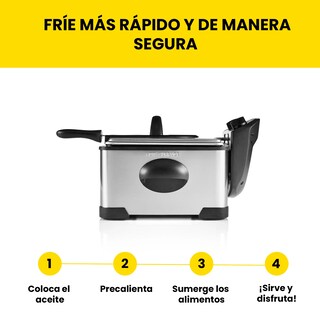 Foto 7 | Foto 7 | Freidora de Aceite Chefman Tamaño Jumbo de 4.5 L para Freír
