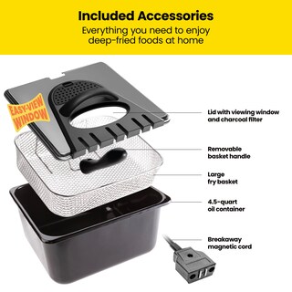 Foto 6 | Foto 6 | Freidora Chefman de 4.5 L-Venta Internacional