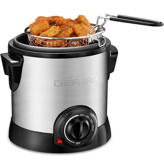 Foto 1 | Foto 1 | Freidora Chefman Fry Guy 1 L con Cesta Extraíble Acero Inoxidable - Venta Internacional