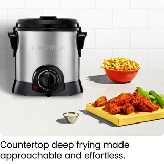 Foto 2 | Foto 2 | Freidora Chefman Fry Guy 1 L con Cesta Extraíble Acero Inoxidable - Venta Internacional