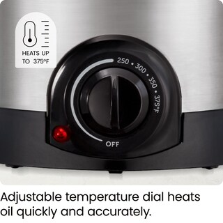 Foto 4 | Foto 4 | Freidora Chefman Fry Guy 1 L con Cesta Extraíble Acero Inoxidable - Venta Internacional