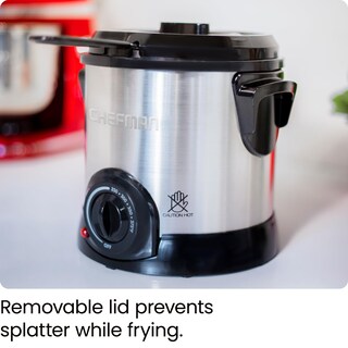 Foto 5 | Foto 5 | Freidora Chefman Fry Guy 1 L con Cesta Extraíble Acero Inoxidable - Venta Internacional