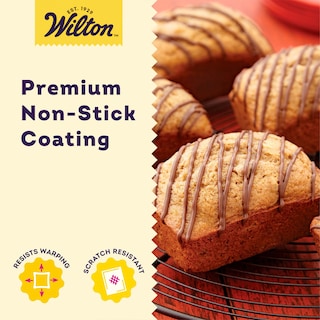 Foto 4 | Foto 4 | Molde Para Pan Pequeño Wilton Perfect Results, Antiadherente, 8 Cavidades, Gris - Venta Internacional.