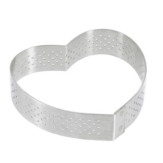 Foto 1 | Foto 1 | Anillo De Tarta De Buyer Con Forma De Corazón Perforado 8 Cm Para Tartas En Forma De Corazón - Venta Internacional.