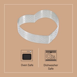Foto 3 | Foto 3 | Anillo De Tarta De Buyer Con Forma De Corazón Perforado 8 Cm Para Tartas En Forma De Corazón - Venta Internacional.