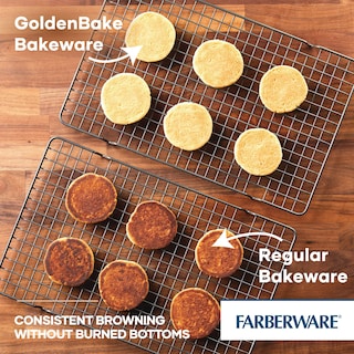 Foto 3 | Foto 3 | Molde Para Hornear Farberware Goldenbake, Antiadherente, Con Tapa, 23 X 33 Cm, Color Gris - Venta Internacional.