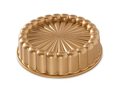 Foto 2 | Foto 2 | Molde para Tartas Nordic Ware Tamaño Uno Dorado Aluminio Fundido Pesado - Venta Internacional