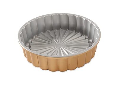 Foto 7 | Foto 7 | Molde para Tartas Nordic Ware Tamaño Uno Dorado Aluminio Fundido Pesado - Venta Internacional