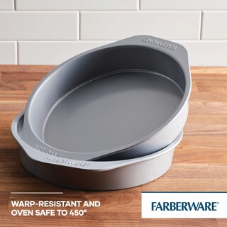 Foto 7 | Foto 7 | Juego De Sartenes Antiadherentes Farberware Goldenbake De Bakeware, Color Gris - Venta Internacional.