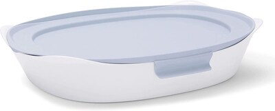 Foto 1 | Foto 1 | Vasos Rubbermaid Duralite Para Hornear, 2,5 L, Color Blanco Con Tapa - Venta Internacional.