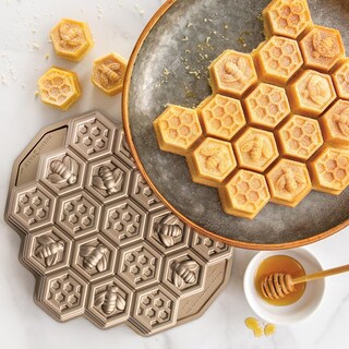 Foto 4 | Foto 4 | Molde Para Tartas Nordic Ware Honeycomb, Desmontable, 10 Tazas - Venta Internacional.