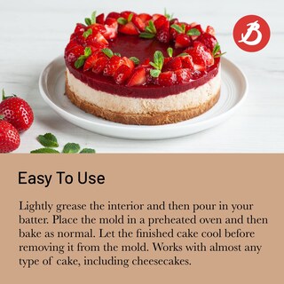 Foto 4 | Foto 4 | Molde Para Tartas De Buyer  Redondo  Acero Antiadherente  20 Cm  Libre De Pfoa - Venta Internacional.