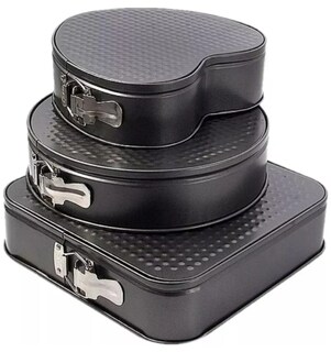Foto 3 | Foto 3 | Set De 3 Moldes Xtellar Para Pasteles Y Tartas En Repostería Premium Desmontables