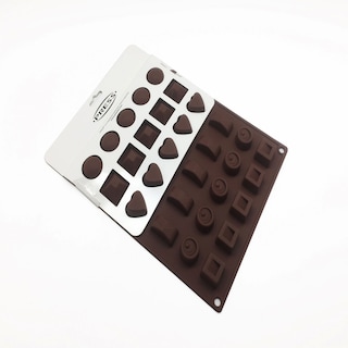 Foto 2 | Foto 2 | Molde de Silicona Press 77310 color Marrón para 30 Chocolates 23.7x27.2x1.5 cm