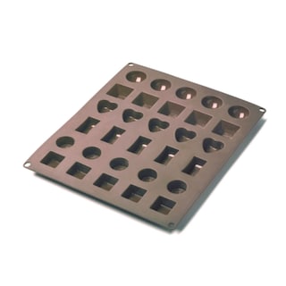 Foto 3 | Foto 3 | Molde de Silicona Press 77310 color Marrón para 30 Chocolates 23.7x27.2x1.5 cm
