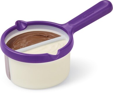 Foto 2 | Foto 2 | Inserto Doble Para Crisol Candy Melts Wilton, Morado/blanco - Venta Internacional.