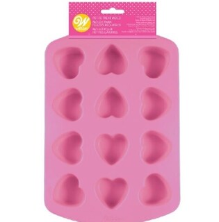 Foto 1 | Foto 1 | Molde Wilton de Silicón 12 Corazones San Valentín