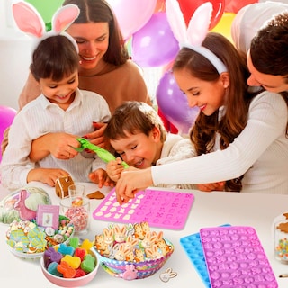 Foto 4 | Foto 4 | Moldes De Silicona Palksky Easter Egg & Bunny Para Chocolate - Venta Internacional.