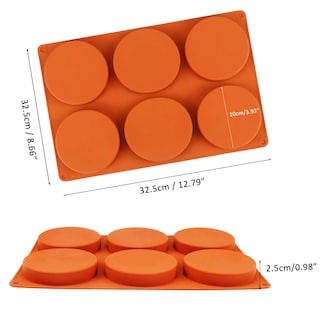 Foto 6 | Foto 6 | Molde de Silicona para Hornear Palksky de 6 Cavidades Redondas Antiadherentes