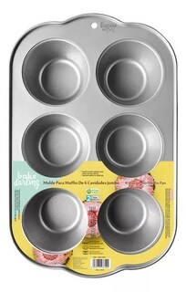 Foto 1 | Foto 1 | Molde Para Muffin Jumbo 6 Cavidades