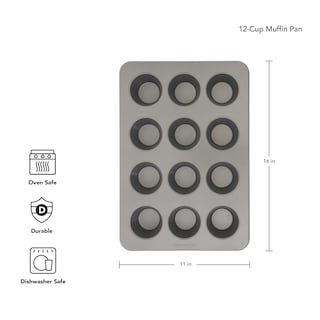 Foto 2 | Foto 2 | Molde Para Magdalenas Kitchenaid De Acero Aluminizado Antiadherente Para 12 Tazas - Venta Internacional.