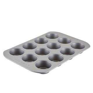 Foto 1 | Foto 1 | Molde Para Magdalenas Farberware, Antiadherente, 12 Tazas, Gris - Venta Internacional.