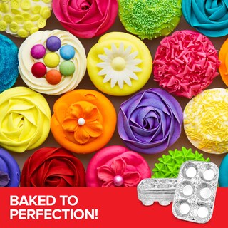 Foto 7 | Foto 7 | Moldes Desechables Para Magdalenas Stock Your Home, 6 Tazas (20 Unidades) - Venta Internacional.