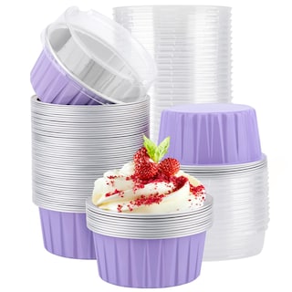 Foto 1 | Foto 1 | Moldes Desechables Para Hornear Magdalenas De Aluminio Eusoar De 125 Ml - Venta Internacional.