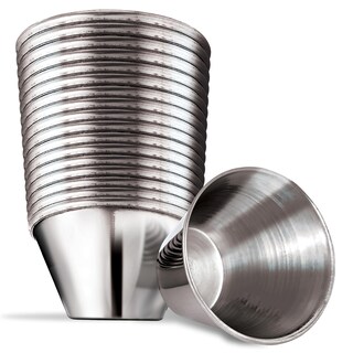 Foto 1 | Foto 1 | Vasos De Condimentos Stock Your Home De Acero Inoxidable De 75 Ml (paquete De 12) - Venta Internacional.