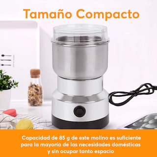 Foto 6 | Foto 6 | Archy Molino De Cafe En Grano Y De Especias 85g Molinillo Eléctrico 150w Cuchillas Acero Inoxidable Para Cocina Moledor Triturad