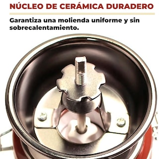 Foto 4 | Foto 4 | Molinillo De Café Manual De Cerámica Con Diseño Artesanal Color Marrón