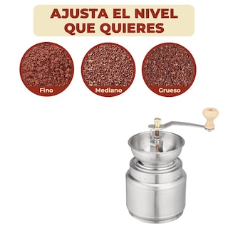 Foto 6 | Foto 6 | Molinillo De Café Manual Portátil De Acero Inoxidable