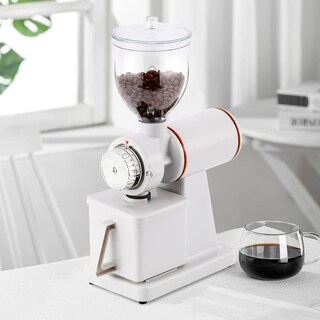 Foto 2 | Foto 2 | Molinillo Eléctrico para Grano de Café con Triturador Automático Blanco