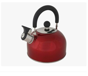 Foto 1 | Foto 1 | Tetera Silbadora Acero Inoxidable 3 Litros Con Tapa (rojo) Xtellar
