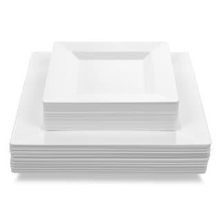 Foto 1 | Foto 1 | Platos Desechables Magma Life color Blanco Cuadrados 50 Piezas