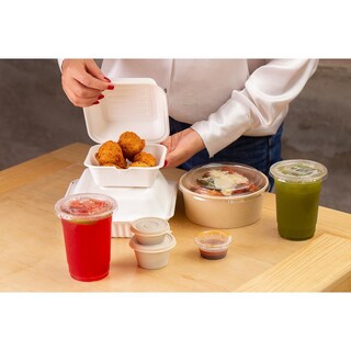 Foto 3 | Foto 3 | Contenedores Desechables Kanogo Green Biodegradables 9x6x3 cm 125 Piezas
