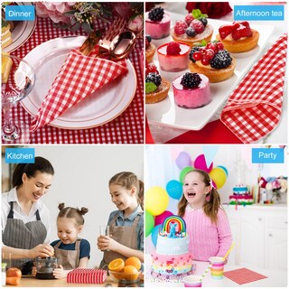 Foto 6 | Foto 6 | Servilletas De Papel Tatuo, Color Rojo Y Blanco, 100 Hojas - Venta Internacional.